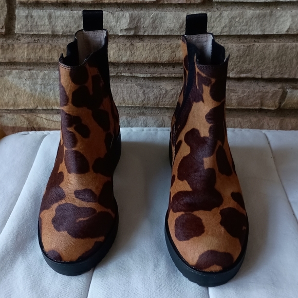 Louise et Cie Leopard Print Ankle Boots - Picture 4 of 10